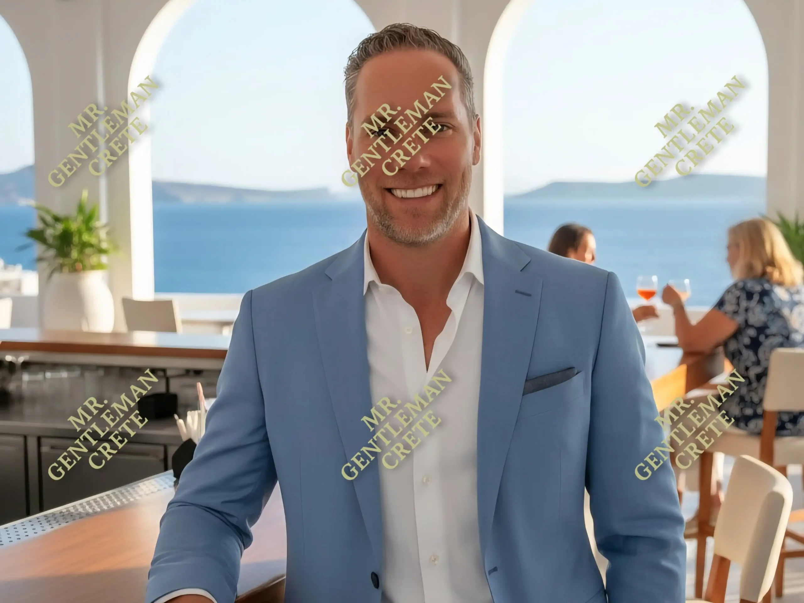Elite male companion for women in Crete offering private luxury escort and sensual massage experiences
